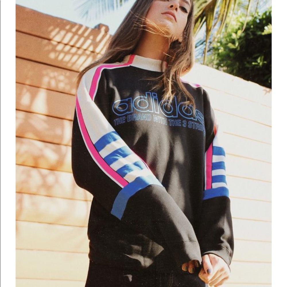 Women’s Adidas Mock-Neck Motto Sweatshirt